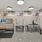  A clean, well-equipped pet spa with a mosaic tile backsplash.